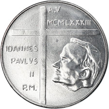 Coin, VATICAN CITY, John Paul II, 50 Lire, 1983, Roma, MS(64), Stainless Steel