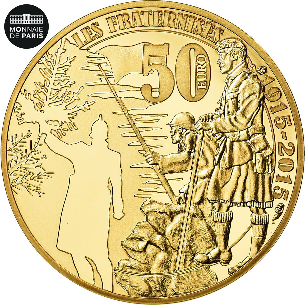 Coin, France, 50 Euro, 2015, MS(65-70), Gold