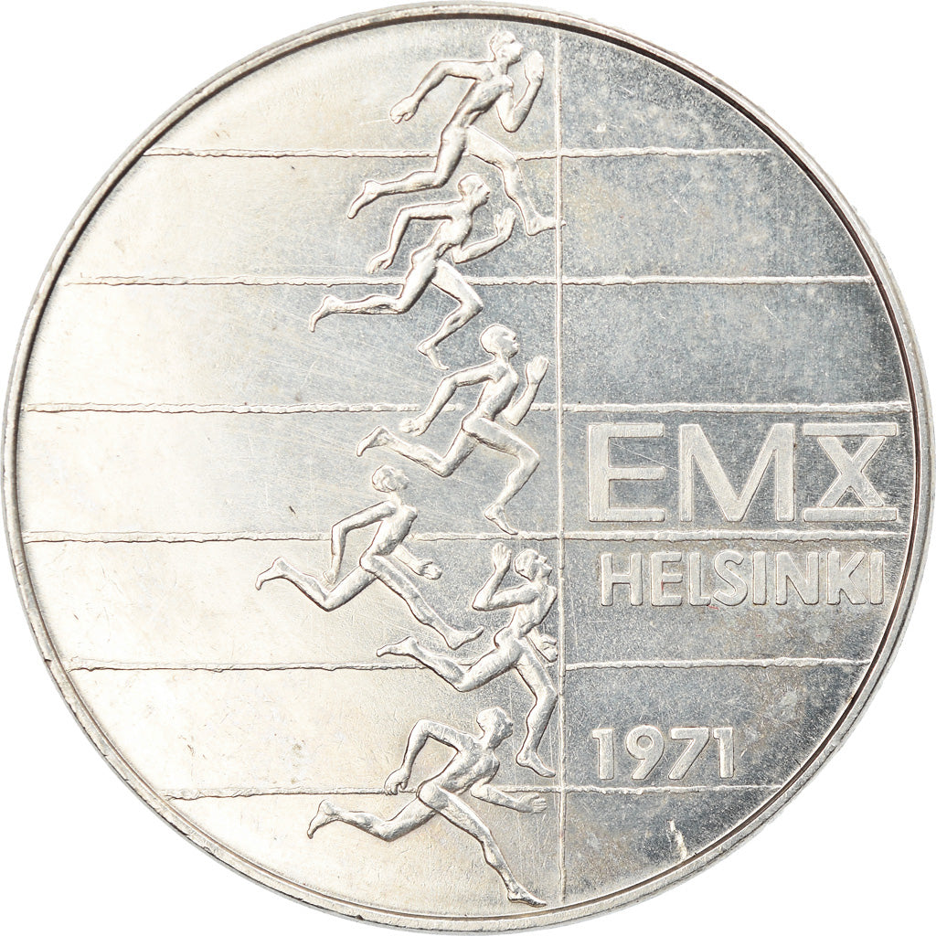Coin, Finland, 10 Markkaa, 1971, MS(63), Silver, KM:52