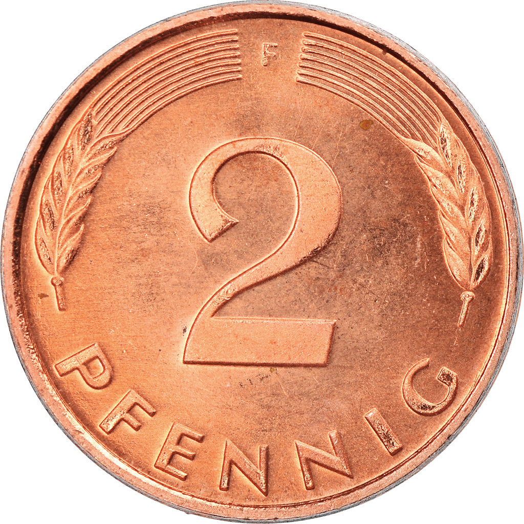 Coin, GERMANY - FEDERAL REPUBLIC, 2 Pfennig, 2001, Stuttgart, MS(65-70), Copper