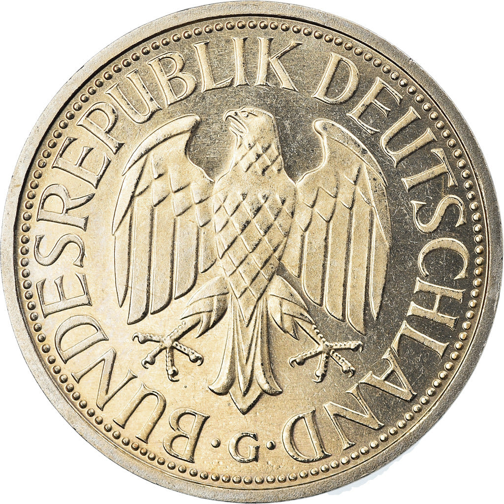 Coin, GERMANY - FEDERAL REPUBLIC, Mark, 2001, Karlsruhe, MS(65-70)