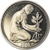Coin, GERMANY - FEDERAL REPUBLIC, 50 Pfennig, 2001, Munich, MS(65-70)