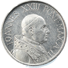 Moeda, CIDADE DO VATICANO, John XXIII, 5 Lire, 1960, Roma, MS(65-70), Alumínio