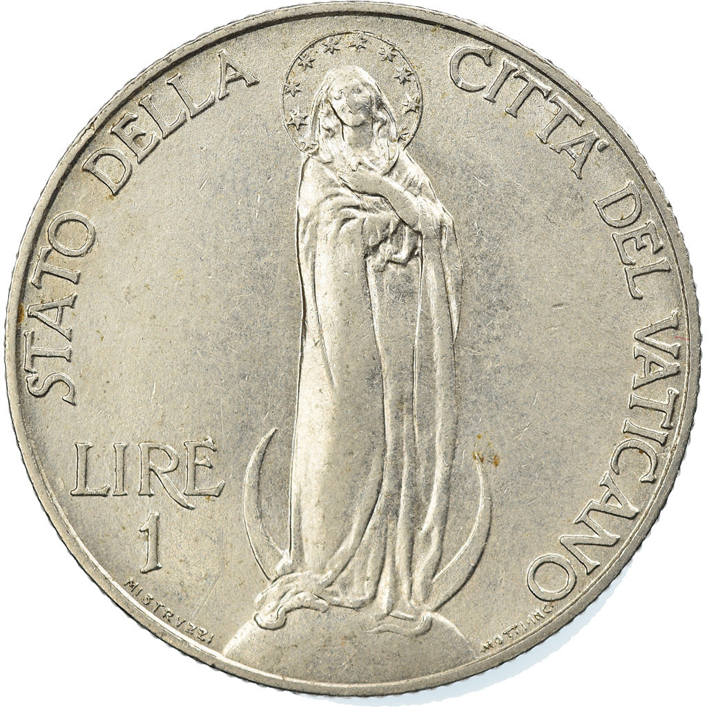 Moneta, CITTÀ DEL VATICANO, Pius XI, Lira, 1936, Roma, FDC, Nichel, KM:5