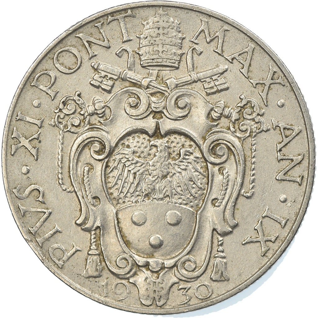 Monnaie, Cité du Vatican, Pius XI, 50 Centesimi, 1930, Roma, TTB, Nickel, KM:4