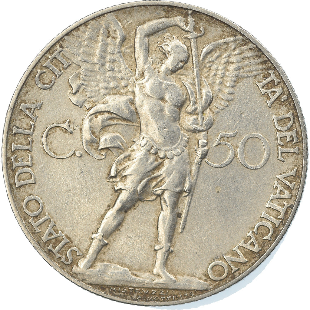 Moneta, CITTÀ DEL VATICANO, Pius XI, 50 Centesimi, 1931, Roma, SPL-, Nichel