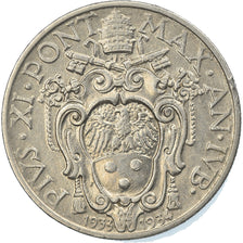 Coin, VATICAN CITY, Pius XI, 20 Centesimi, 1933-1934, Roma, EF(40-45), Nickel