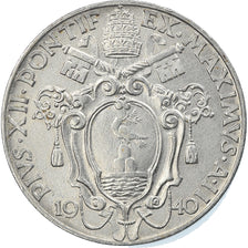Moneta, CITTÀ DEL VATICANO, Pius XII, 20 Centesimi, 1940, Roma, SPL, Acciaio