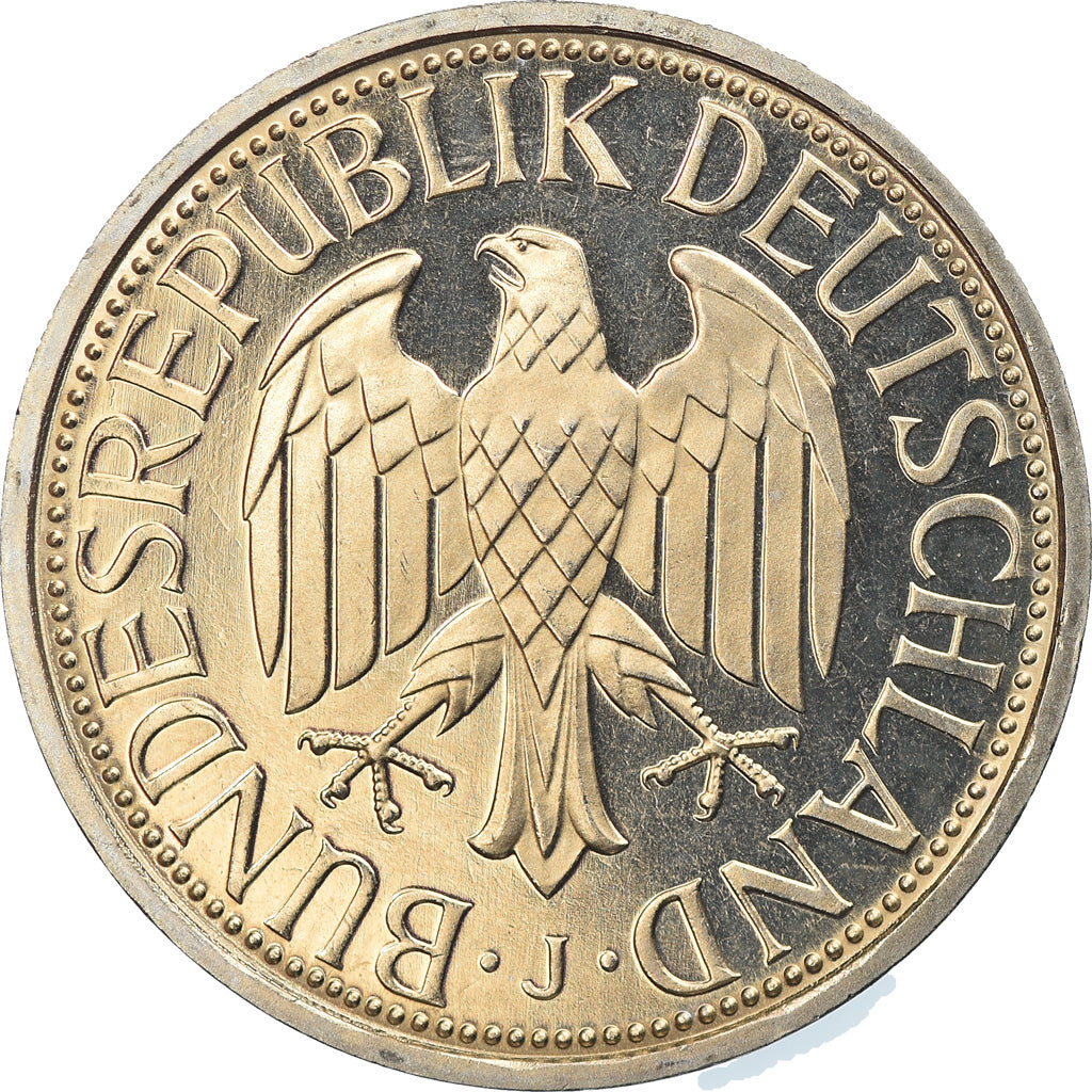 Coin, GERMANY - FEDERAL REPUBLIC, Mark, 1998, Hambourg, MS(65-70)