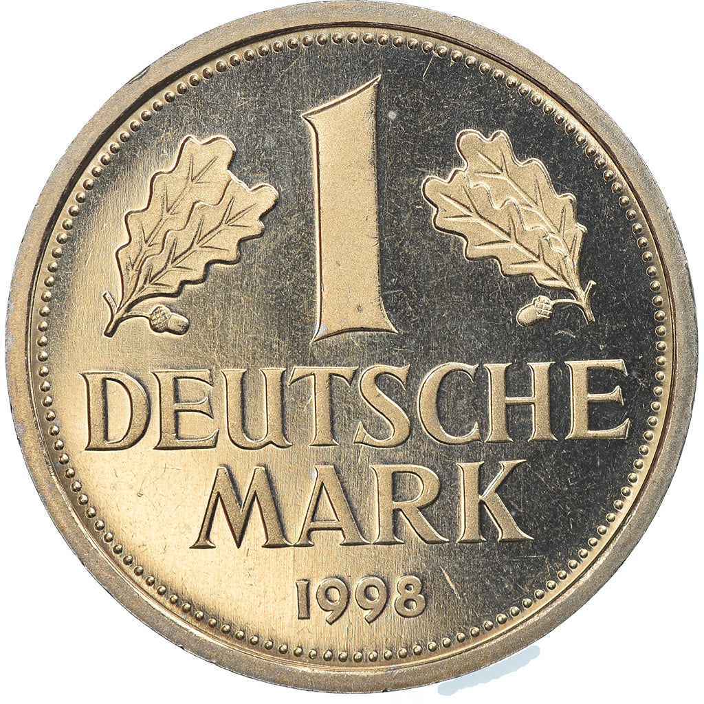 Coin, GERMANY - FEDERAL REPUBLIC, Mark, 1998, Hambourg, MS(65-70)