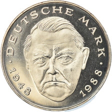 Coin, GERMANY - FEDERAL REPUBLIC, 2 Mark, 1998, Hambourg, MS(65-70)