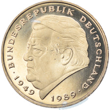 Moneta, GERMANIA - REPUBBLICA FEDERALE, 2 Mark, 1998, Hambourg, FDC, Nichel