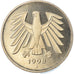 Coin, GERMANY - FEDERAL REPUBLIC, 5 Mark, 1998, Hambourg, MS(65-70)