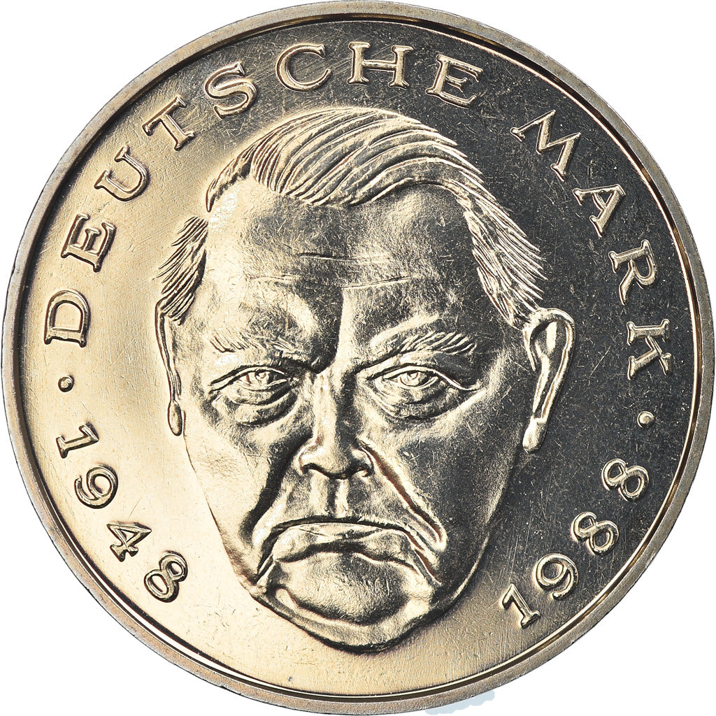 Coin, GERMANY - FEDERAL REPUBLIC, 2 Mark, 1998, Munich, MS(65-70), Copper-Nickel