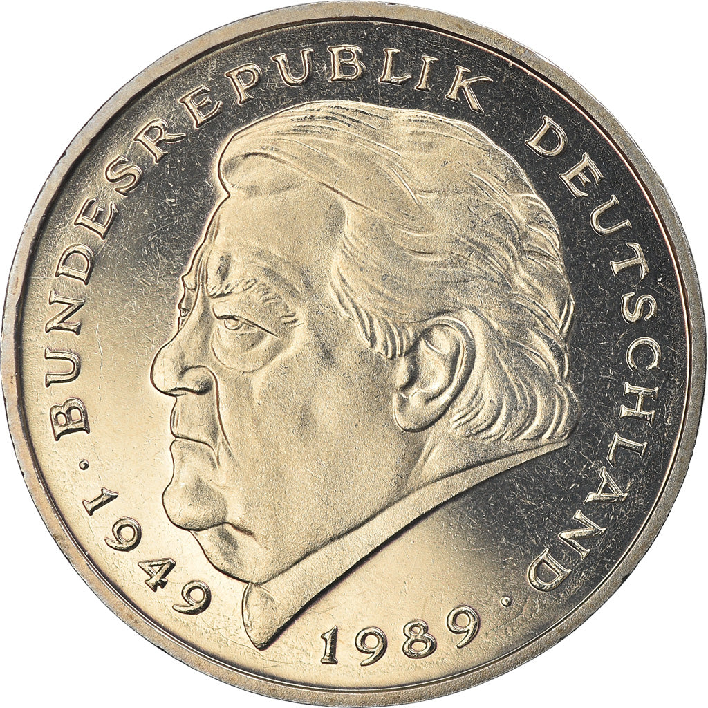 Moneta, GERMANIA - REPUBBLICA FEDERALE, 2 Mark, 1998, Munich, FDC, Nichel