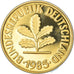 Coin, GERMANY - FEDERAL REPUBLIC, 5 Pfennig, 1985, Karlsruhe, Proof, MS(65-70)