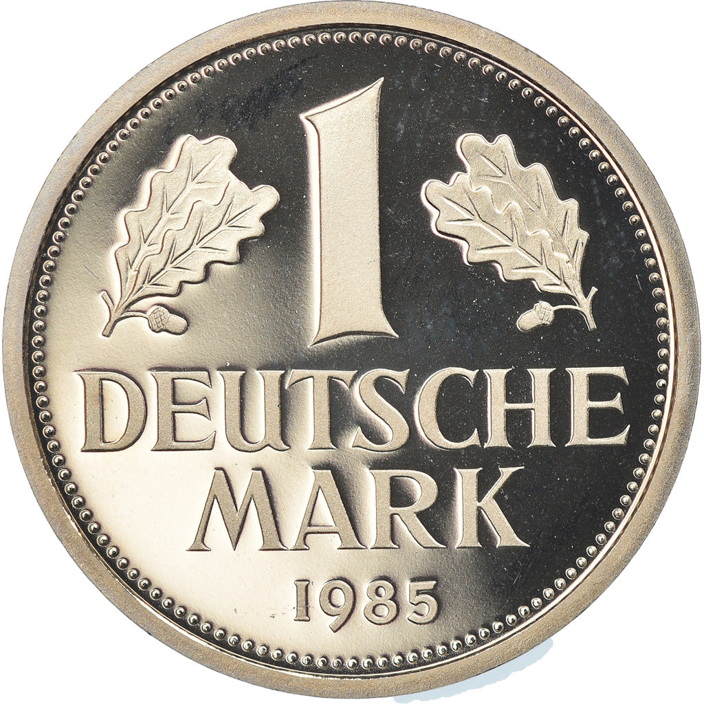 Coin, GERMANY - FEDERAL REPUBLIC, Mark, 1985, Karlsruhe, Proof, MS(65-70)
