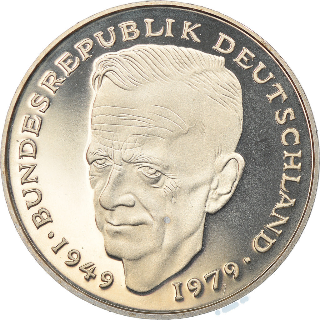 Coin, GERMANY - FEDERAL REPUBLIC, 2 Mark, 1985, Karlsruhe, Proof, MS(65-70)