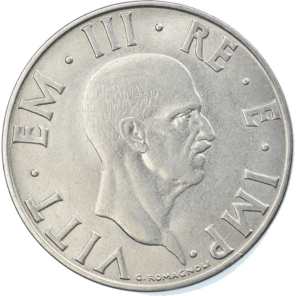 Moneta, Italia, Vittorio Emanuele III, 2 Lire, 1939, Rome, SPL, Acciaio