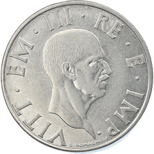 Münze, Italien, Vittorio Emanuele III, 2 Lire, 1939, Rome, VZ+, Stainless