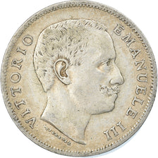 Coin, Italy, Vittorio Emanuele III, Lira, 1902, Rome, EF(40-45), Silver, KM:32