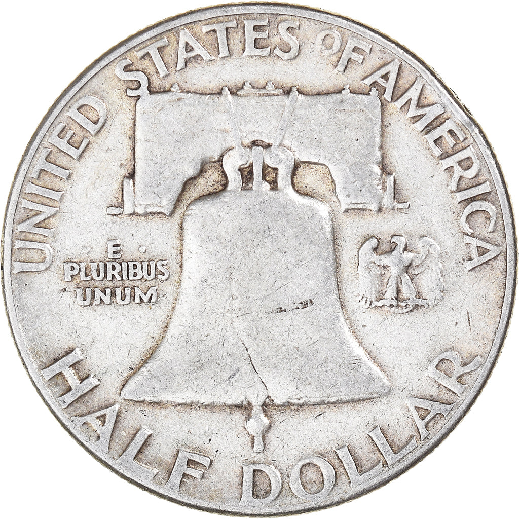 Moneta, Stati Uniti, Franklin Half Dollar, Half Dollar, 1954, U.S. Mint
