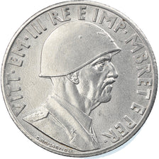 Moneda, Albania, Vittorio Emanuele III, Lek, 1939, Rome, SC, Acero inoxidable