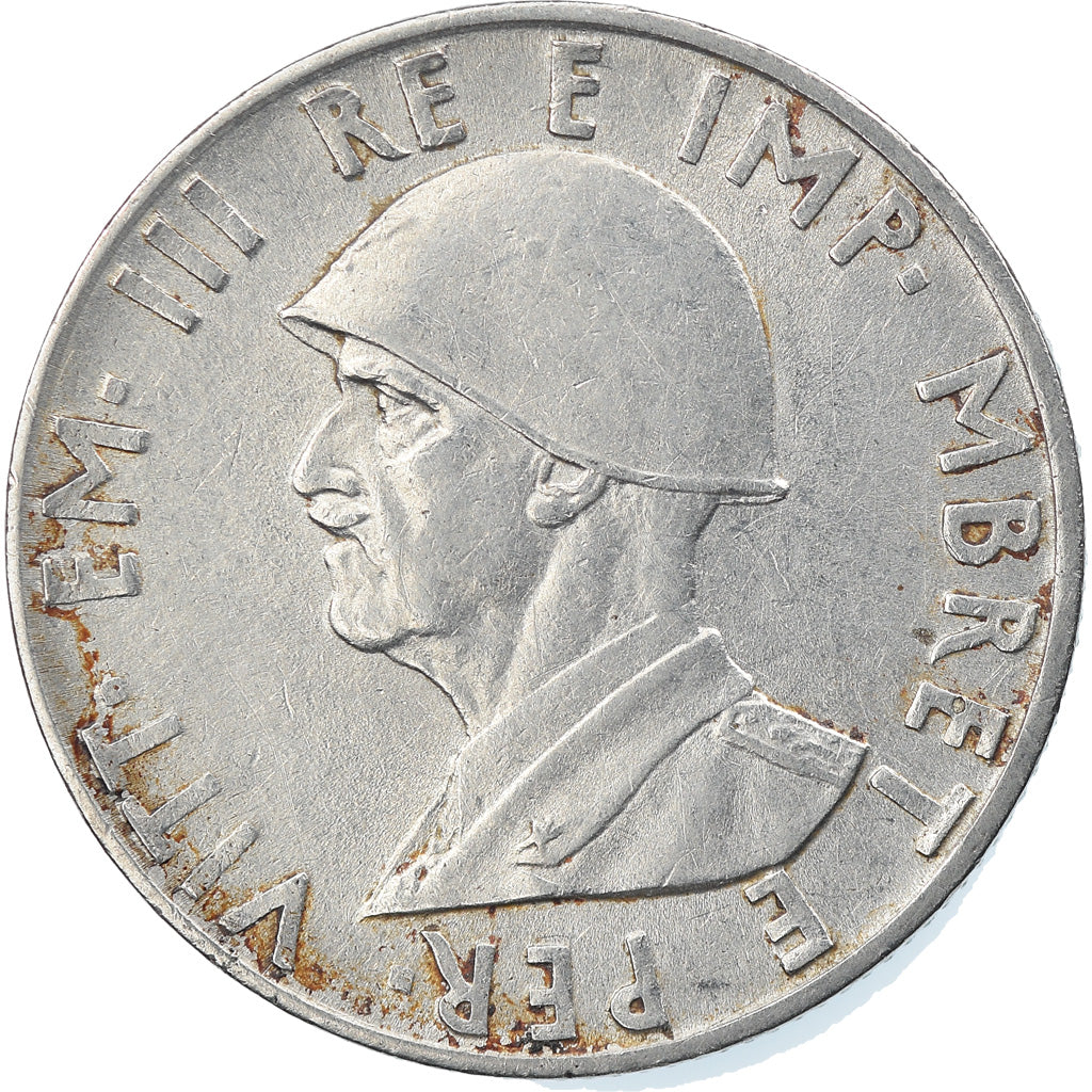 Monnaie, Albania, Vittorio Emanuele III, 0.50 Lek, 1941, Rome, TTB, Stainless
