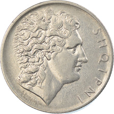 Coin, Albania, Lek, 1930, Rome, AU(55-58), Nickel, KM:5