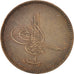 TURKEY, 20 Para, 1863, Qustantiniyah, KM #701, EF(40-45), Copper, 10.70
