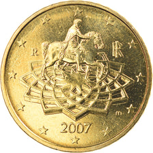 Italië, 50 Euro Cent, 2007, Rome, FDC, Tin, KM:215