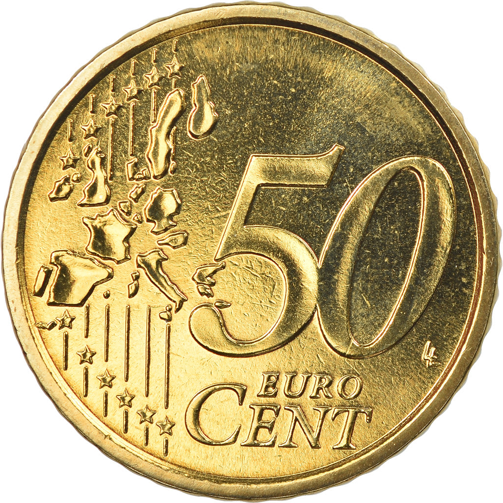 Italië, 50 Euro Cent, 2007, Rome, FDC, Tin, KM:215
