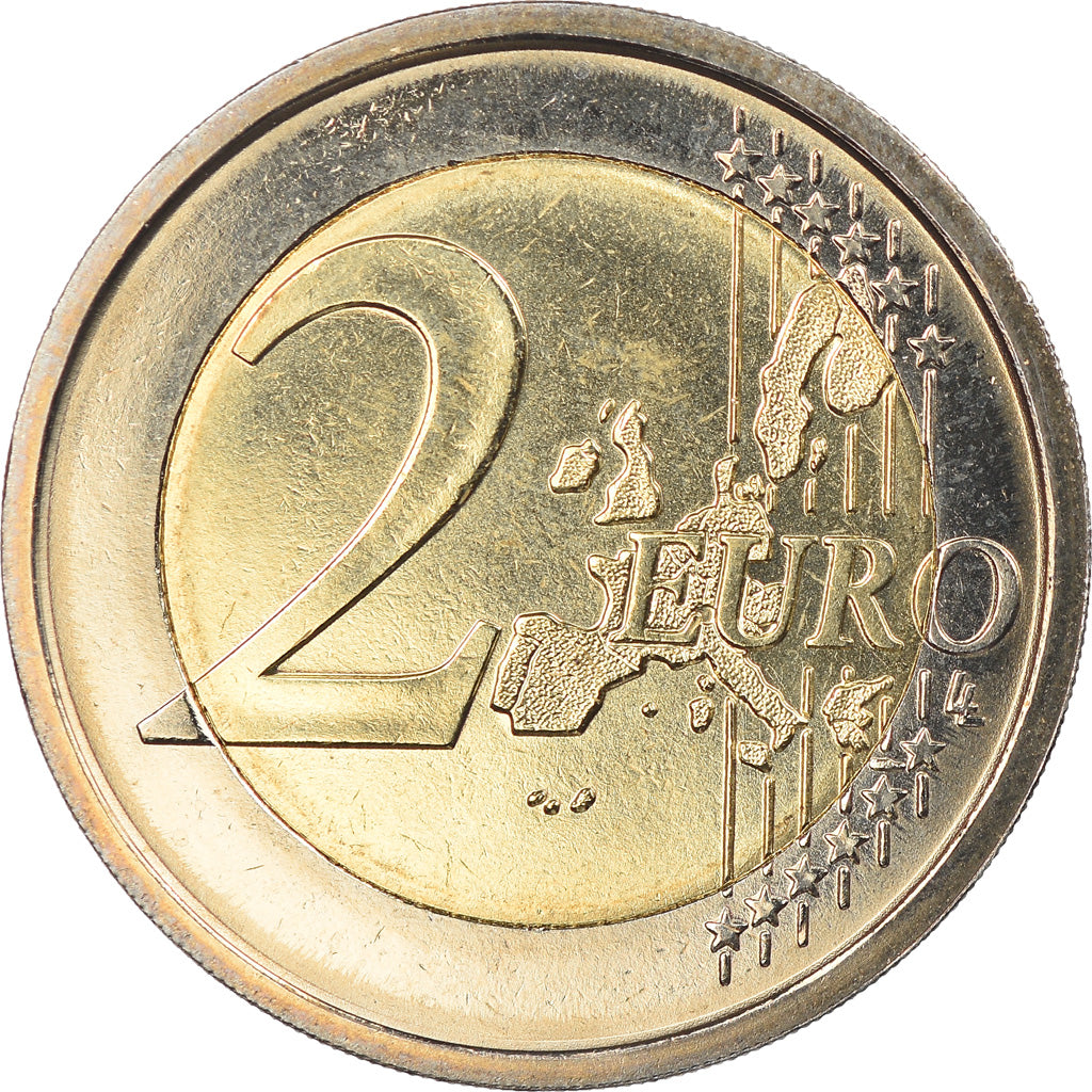 Italy, 2 Euro, 2007, Rome, MS(65-70), Bi-Metallic, KM:217