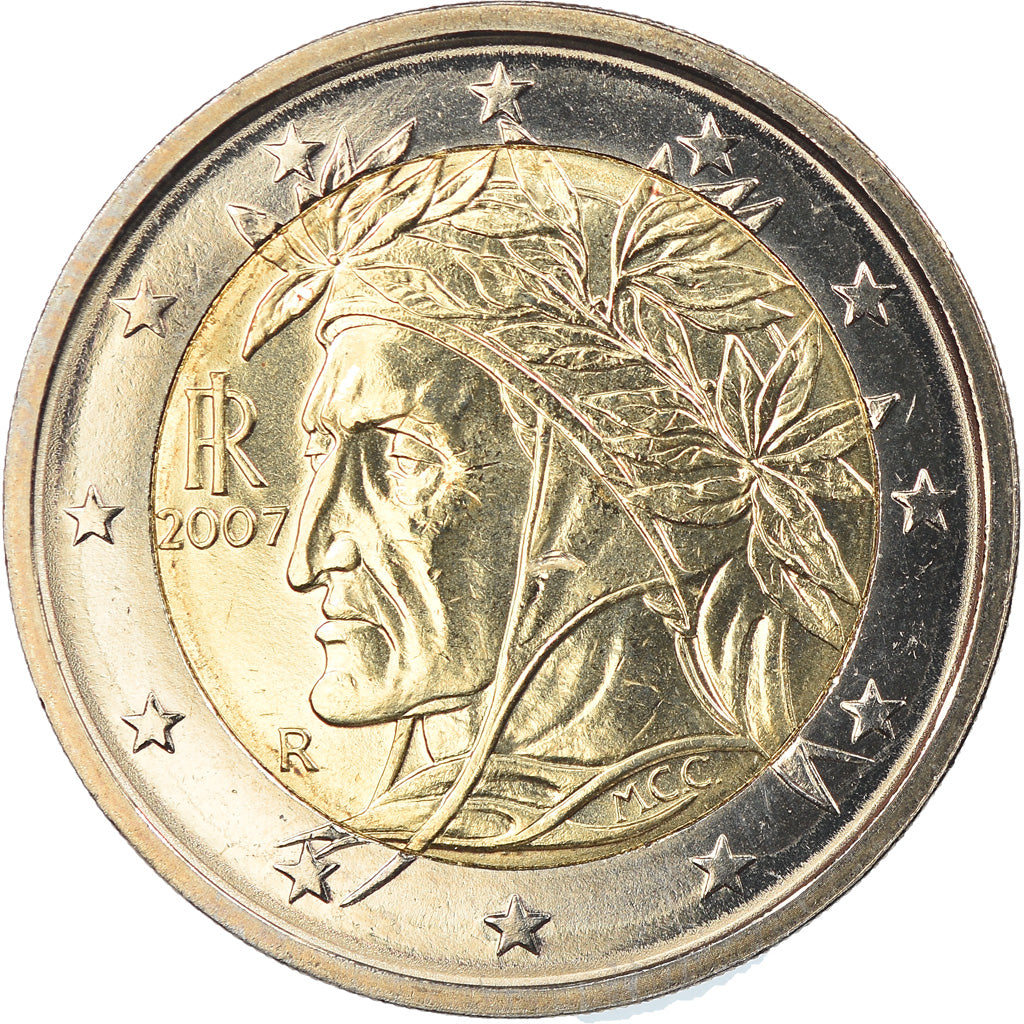 Italien, 2 Euro, 2007, Rome, STGL, Bi-Metallic, KM:217