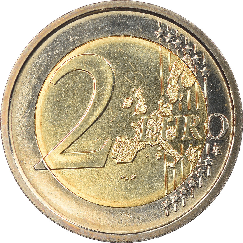 Italia, 2 Euro, 2007, Rome, FDC, Bi-metallico, KM:217