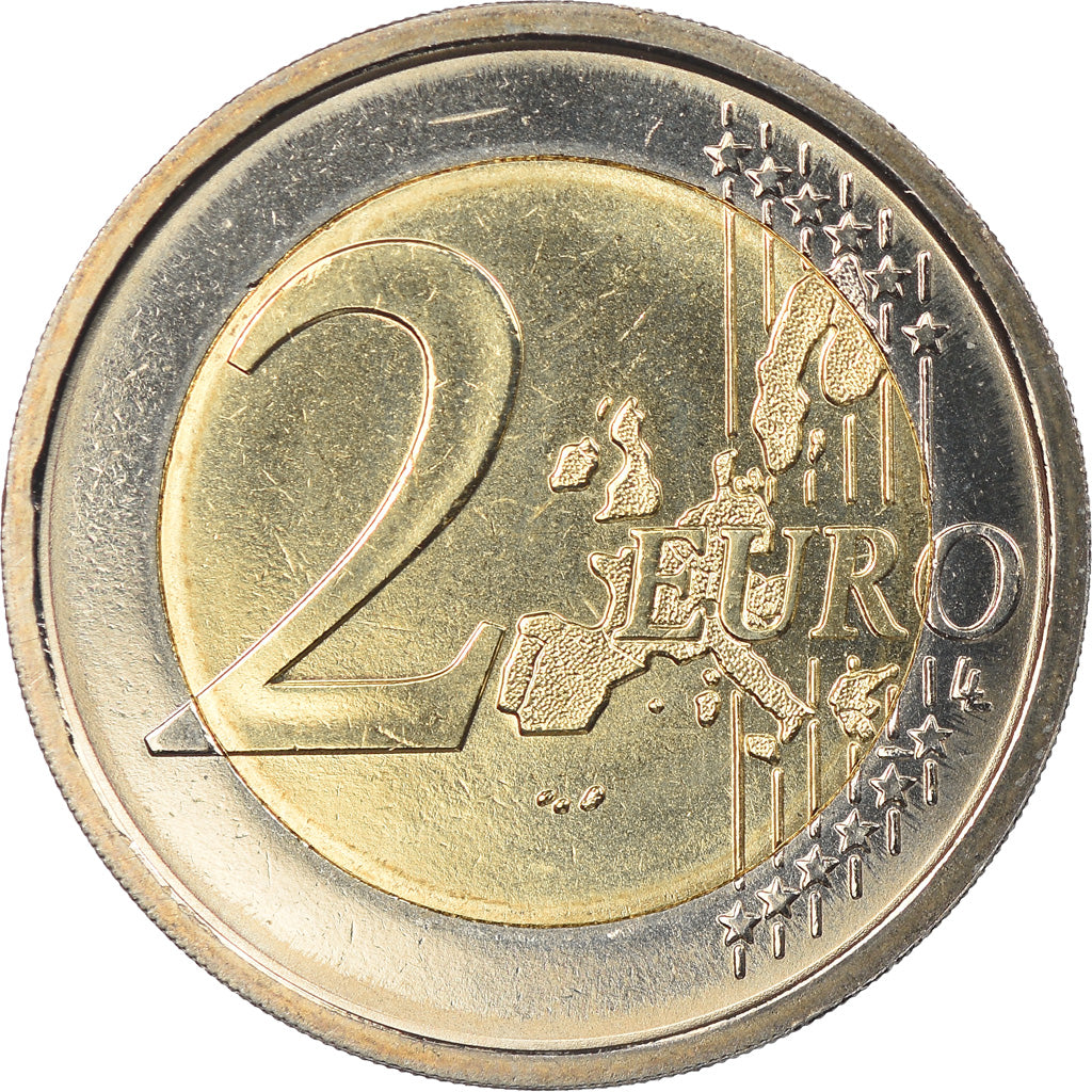 Italy, 2 Euro, 2007, Rome, MS(65-70), Bi-Metallic, KM:217
