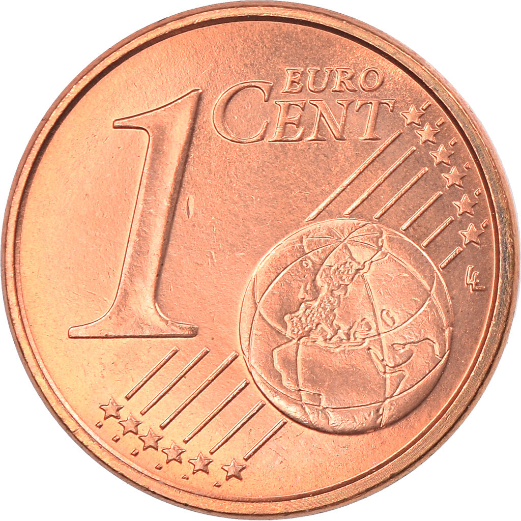Italy, Euro Cent, 2008, Rome, MS(65-70), Copper Plated Steel, KM:210