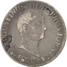 MEXICO, 2 Reales, 1823, Mexico City, KM #303, F(12-15), Silver, 6.32