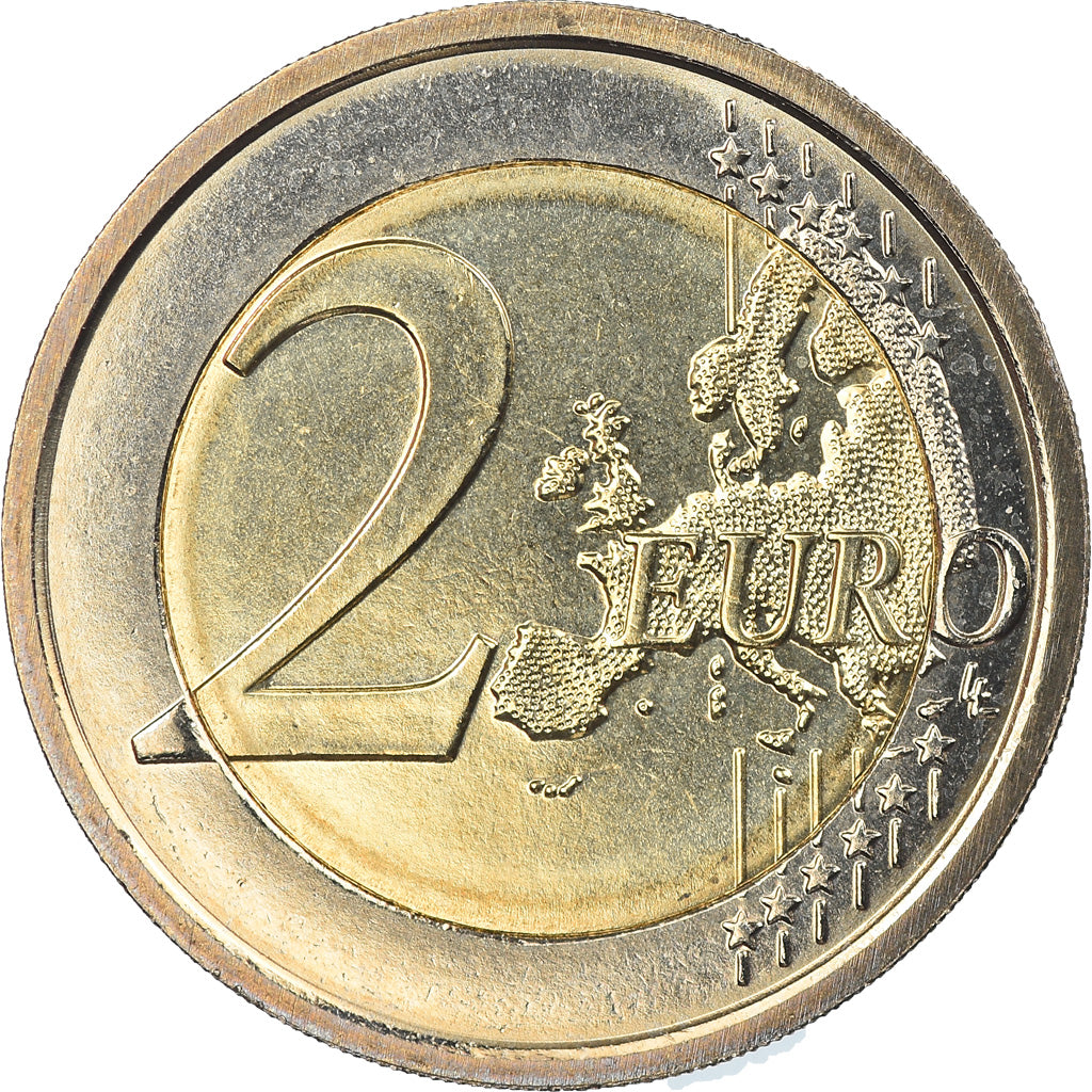 Italy, 2 Euro, 2008, Rome, MS(65-70), Bi-Metallic, KM:251