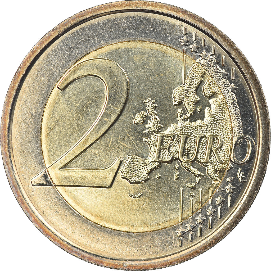 Italy, 2 Euro, 2008, Rome, MS(65-70), Bi-Metallic, KM:251