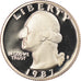 Coin, United States, Washington Quarter, Quarter, 1987, U.S. Mint, San