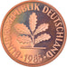 Coin, GERMANY - FEDERAL REPUBLIC, 2 Pfennig, 1985, Hambourg, Proof, MS(65-70)