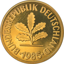 Moneta, GERMANIA - REPUBBLICA FEDERALE, 5 Pfennig, 1985, Hambourg, Proof, FDC