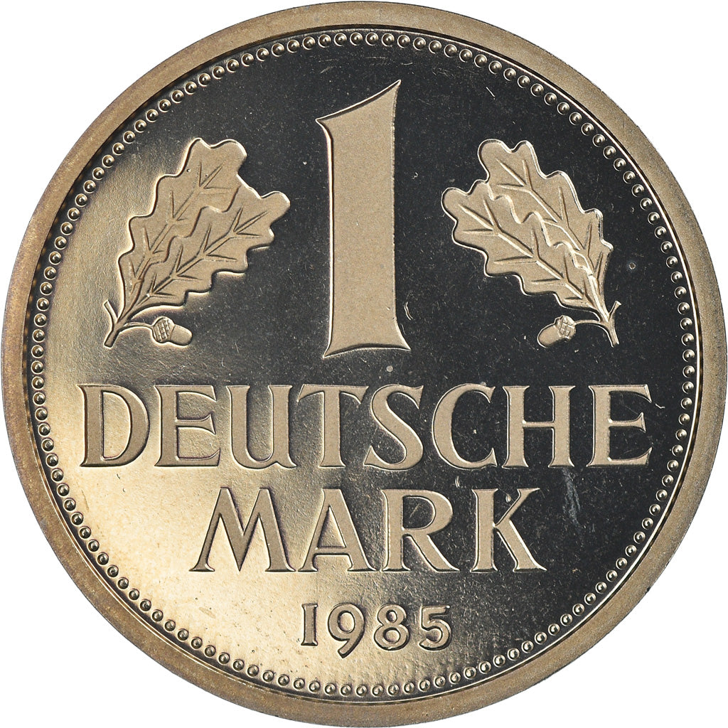 Coin, GERMANY - FEDERAL REPUBLIC, Mark, 1985, Hambourg, Proof, MS(65-70)