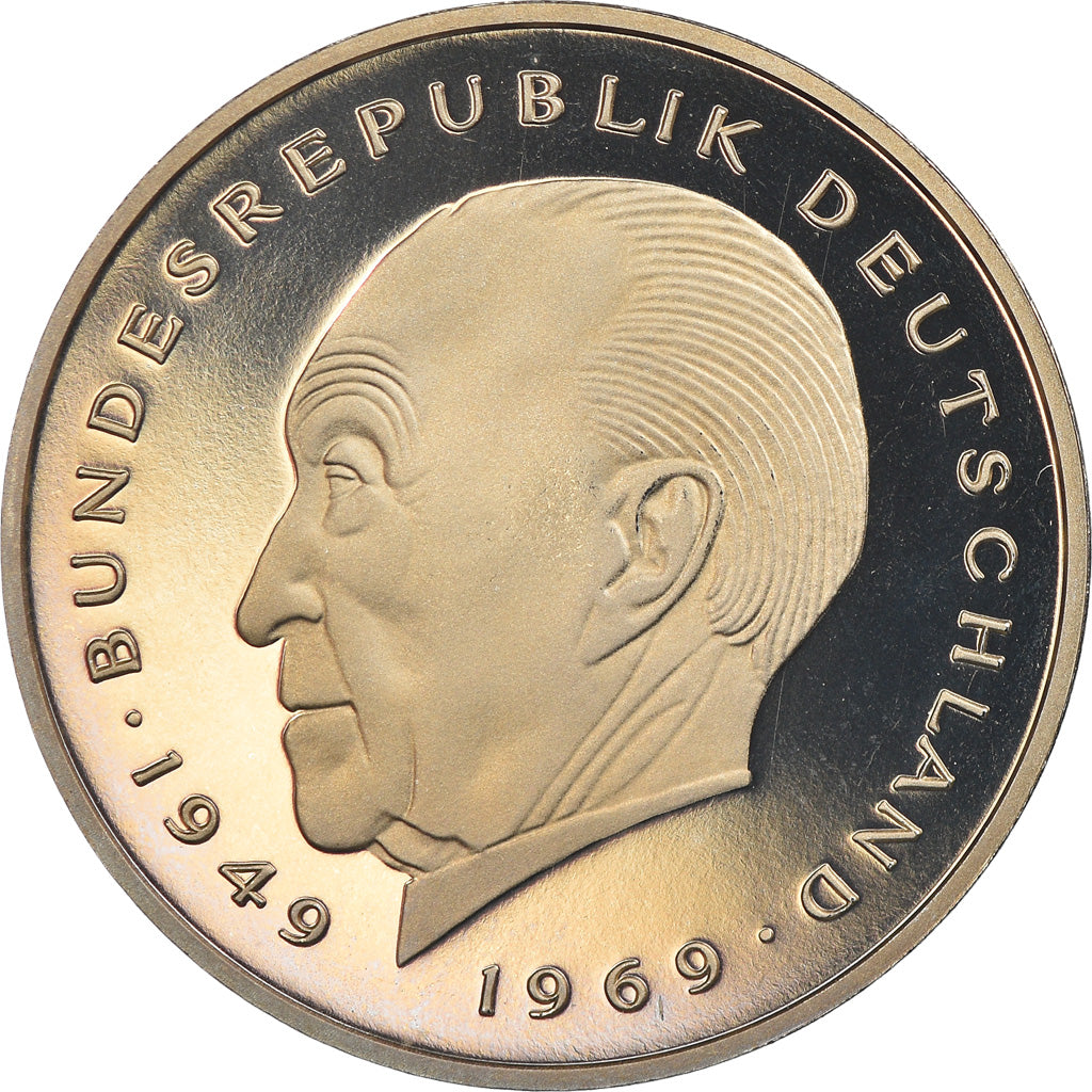 Coin, GERMANY - FEDERAL REPUBLIC, 2 Mark, 1985, Hambourg, Proof, MS(65-70)