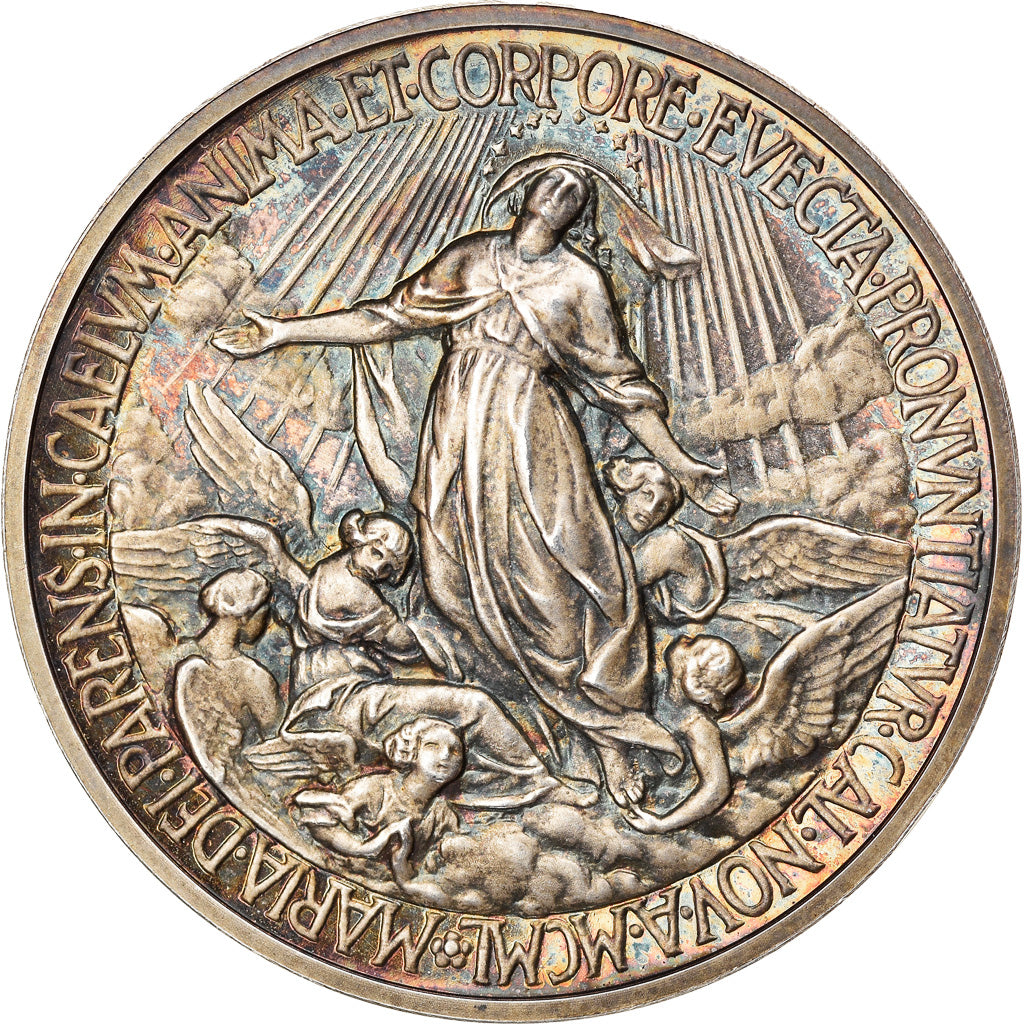 Vatican, Medal, Pius XII, Religions & beliefs, 1950, Mistruzzi, MS(63), Silver