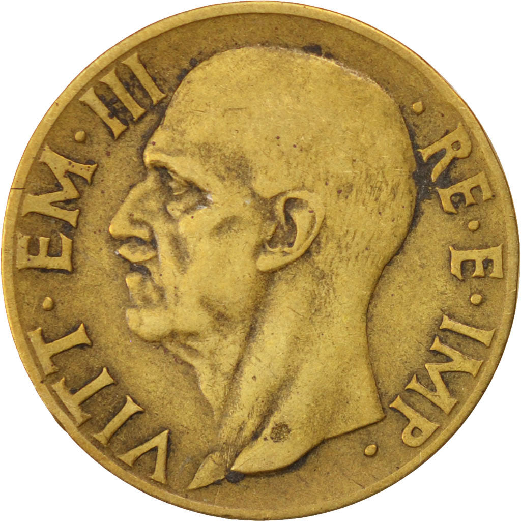 Italie, Victor Emmanuel III, 10 Centesimi 1940, KM 74a