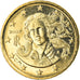 Włochy, 10 Euro Cent, 2007, Rome, MS(65-70), Mosiądz, KM:213