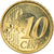 Włochy, 10 Euro Cent, 2007, Rome, MS(65-70), Mosiądz, KM:213