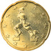 Italy, 20 Euro Cent, 2007, Rome, MS(65-70), Brass, KM:214